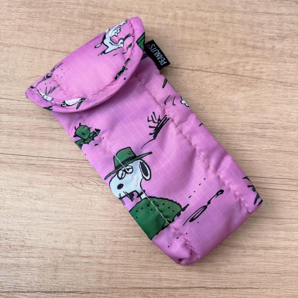 Τσάντα Αποθήκευσης Γυαλιών Ηλίου Στυλ Κορέας με Γάτα & Σκύλο - Πλεκτή Θήκη Προστασίας Γυαλιών με Κινούμενα Σχέδια