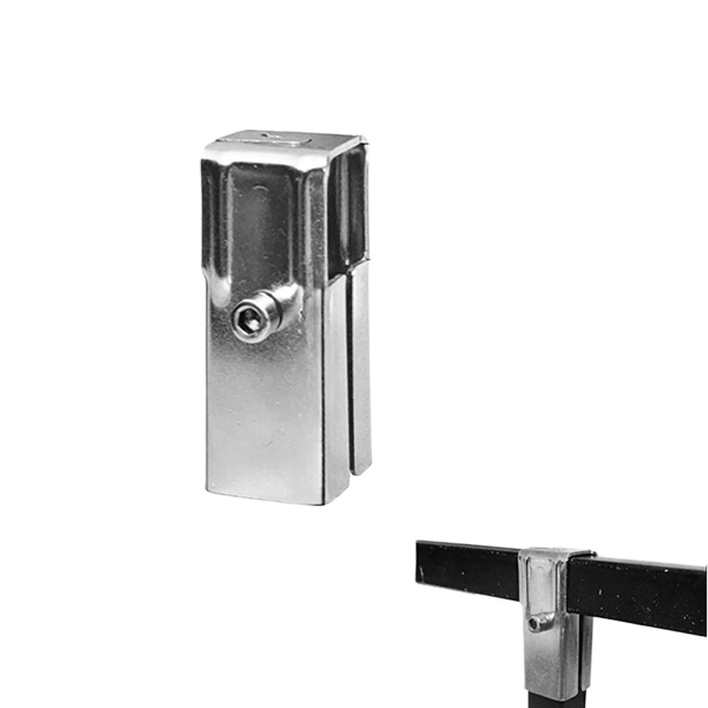 Stainless Steel Square Tube Connector Replacement Connection Fastener Fixed Joint 3 Way Elbow Pipe Fitting Easily Install