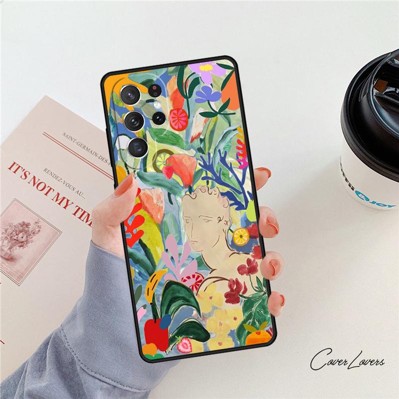 Henri Matisse Art Painting Phone Case For Samsung Galaxy S24 S25 S23 S22 Ultra Note 10 20 Plus S20 S21 FE Cover