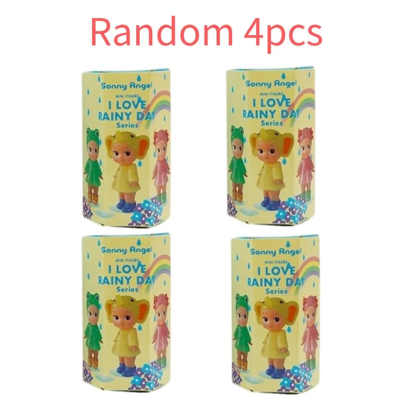 Sonny Angel Série Miluji deštivý den Tajemná slepá krabička Kawaii Vinylová mini figurka Stolní dekorace Dívky Děti Příslušenství Dárek k narozeninám