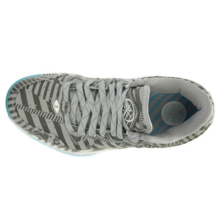Li Ning WOW 2 Way Of Wade 2 Slip Resistant Cushioning Abrasion Resistant Low top Basketball Shoes Men's Gray Blue ABAJ007-5