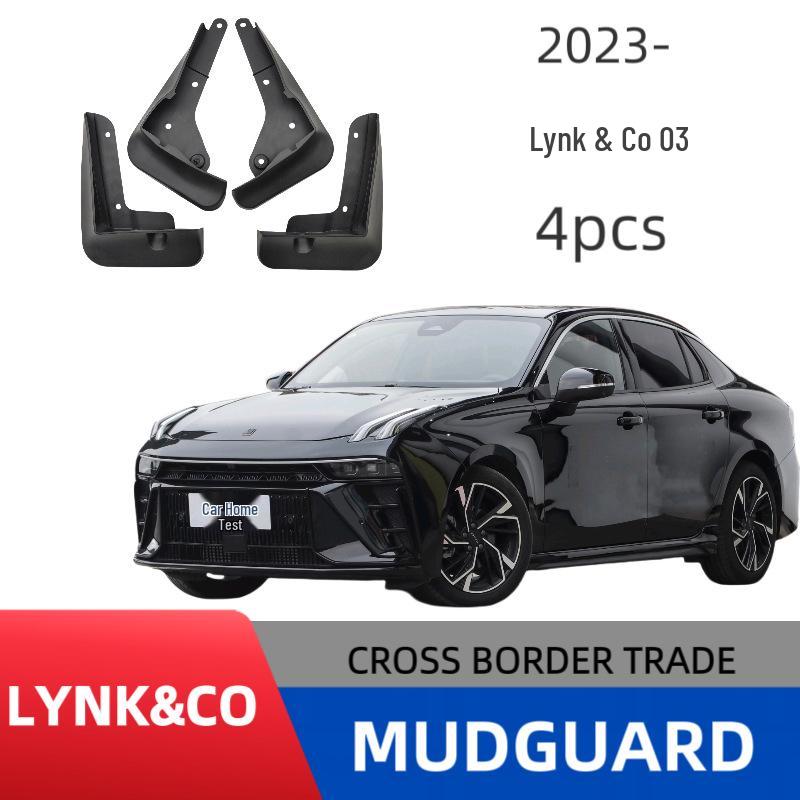 Fits 2018-2023 Lynk & Co 03 Mudguards: Power, Champion, and Trend Editions