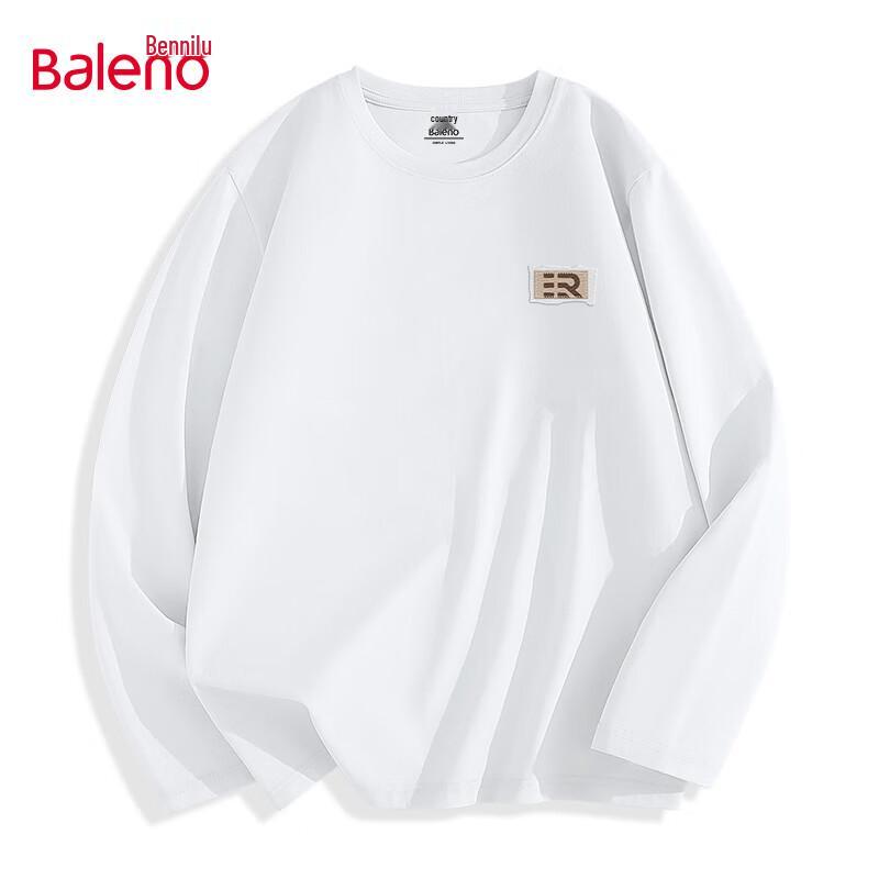 Baleno Unisex Pure Cotton Long Sleeve T-Shirt 2XL