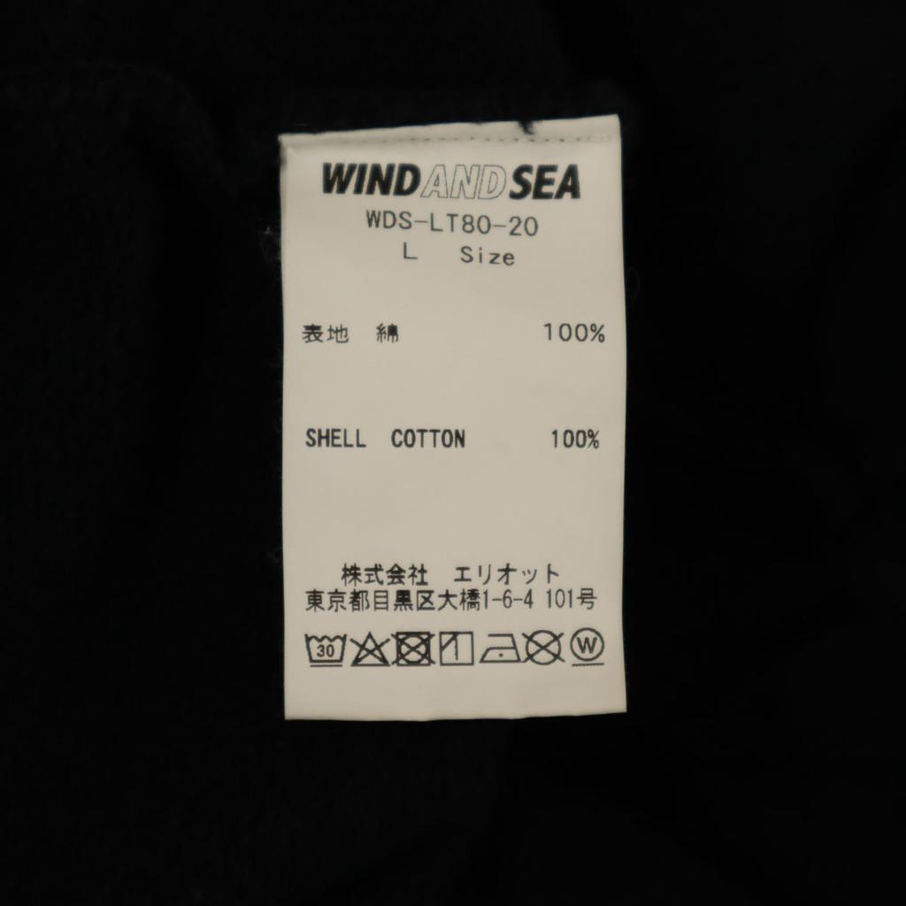 WIND AND SEA Sweat Shorts L Black Men's Used