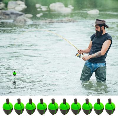 10Pcs Oval EVA Fishing Float High Visibility Buoyancy Long Casting Buoy Bobber Float Saltwater Freshwater Carp Fishing Accessories