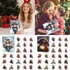 Christmas Dog Themed Advent Calendar With Acrylic Material And 24 Decor Accessories For Holiday Decor