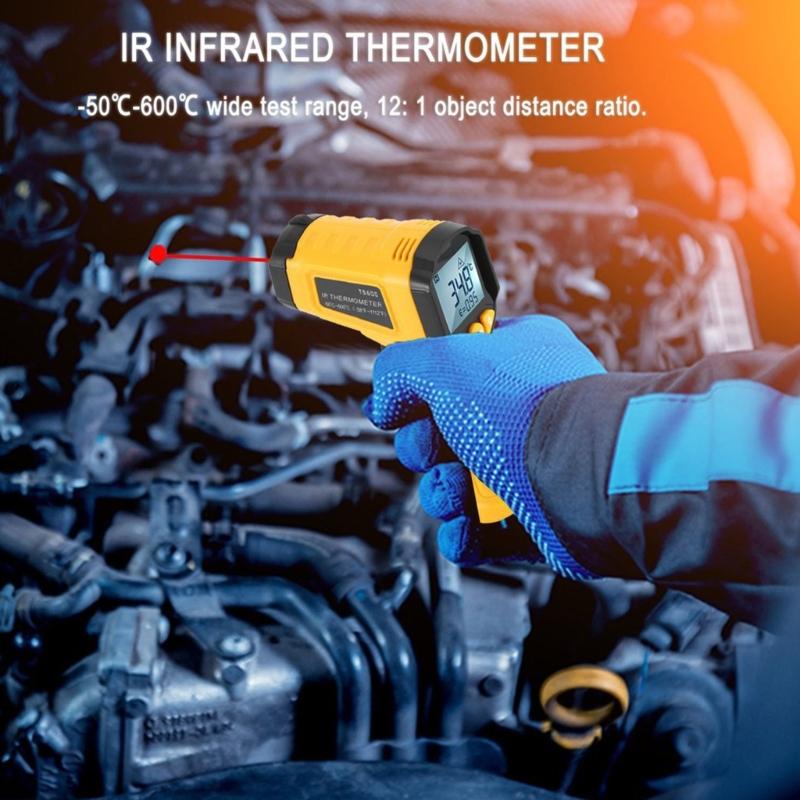 Handheld Ir Thermometers Industrial Temperature Gauge High Accuracy For Industrial Use -50℃ to +380°C/600°C Ranges