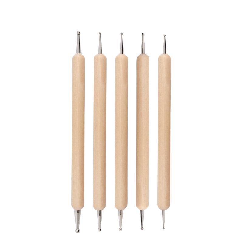 Kit de Sculptură din Lut cu 9 Piese pentru Studenți: Unelte pentru Crestat, Punctat și Tije Rotunde pentru Ceramică.