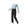 Skechers Quick-Dry Loose Fit Straight-Leg Casual Pants Women Bottoms Carbon-Black P225W291-0018