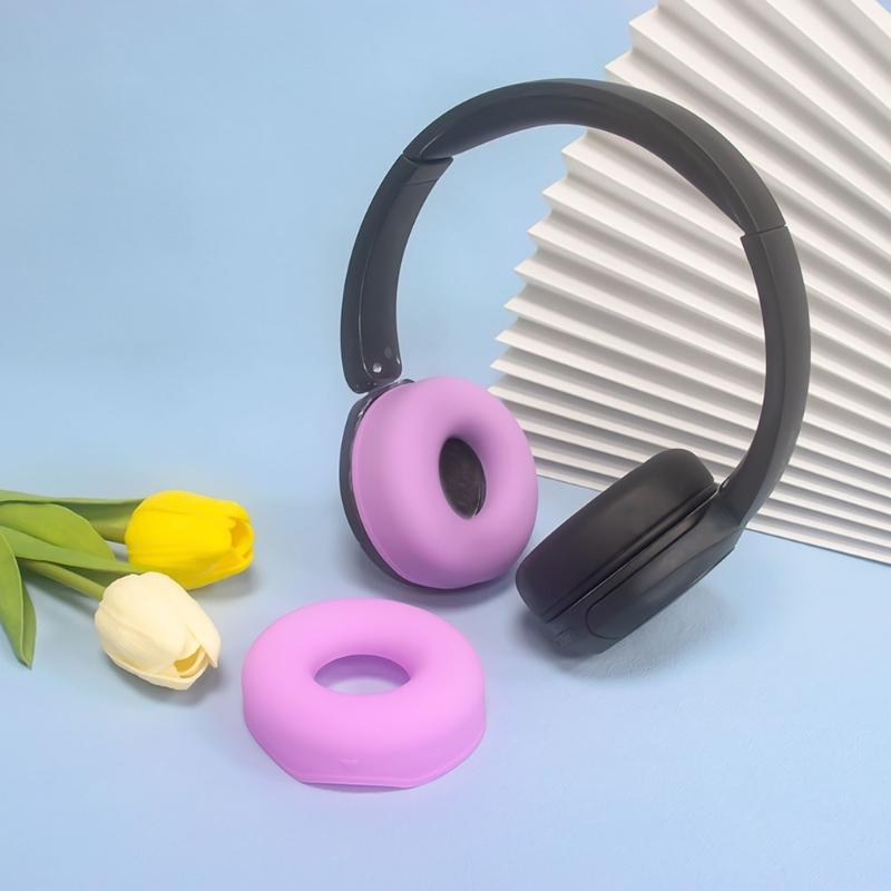 Silicone Ear Pads Caps Protective Cover for WH-CH520 Earphone Keep Headphones Safe and Secure Earpad Cushions
