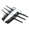 2pcs Universal Car Shark Gills Side Fender Vent Air Wing Cover Trim Cover Glossy BlackCarbon Fiber Auto Body Decorativer Sticker