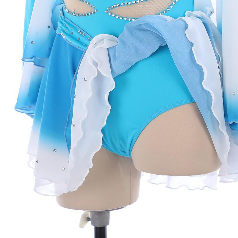 Girls Women Figure Skating Dress Performance Costume Competition Skirt Nylon 21 Colors