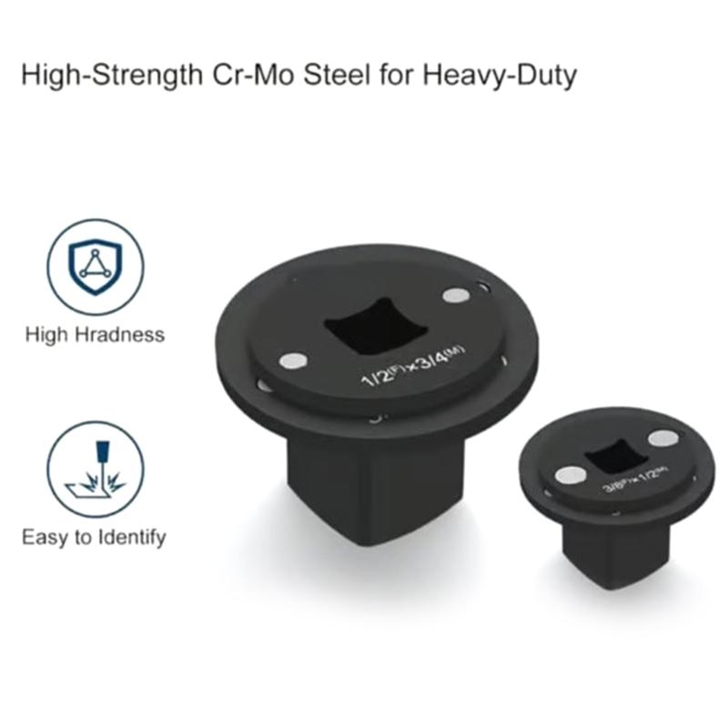 8pc Socket Adapter Design Chrome Steel With Phosphate Coating Professional Grades