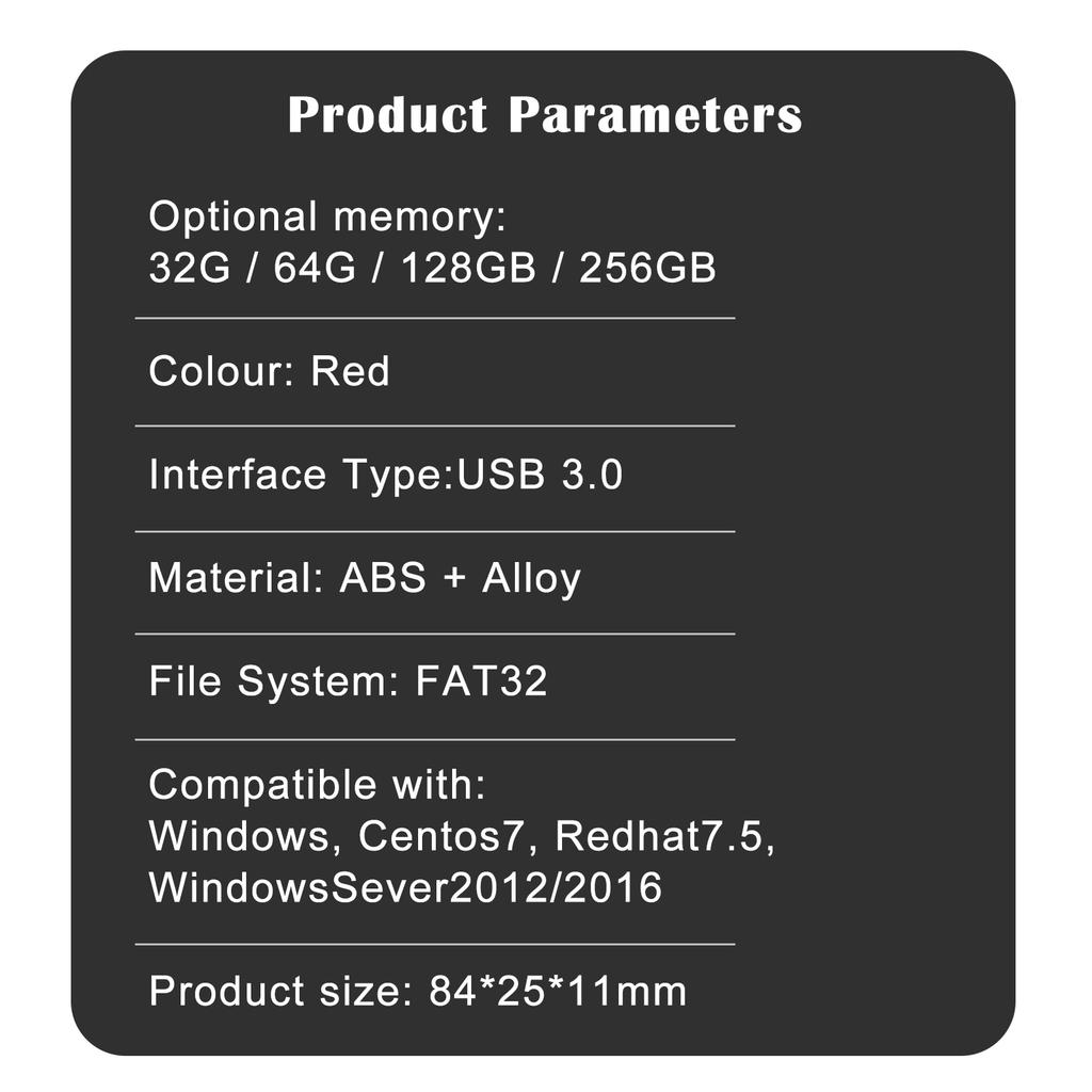 Encrypted USB Drive Secure USB Flash Drive 64GB AES256 bit USB 3.0 Hardware Password Memory Stick Automatic Lock for