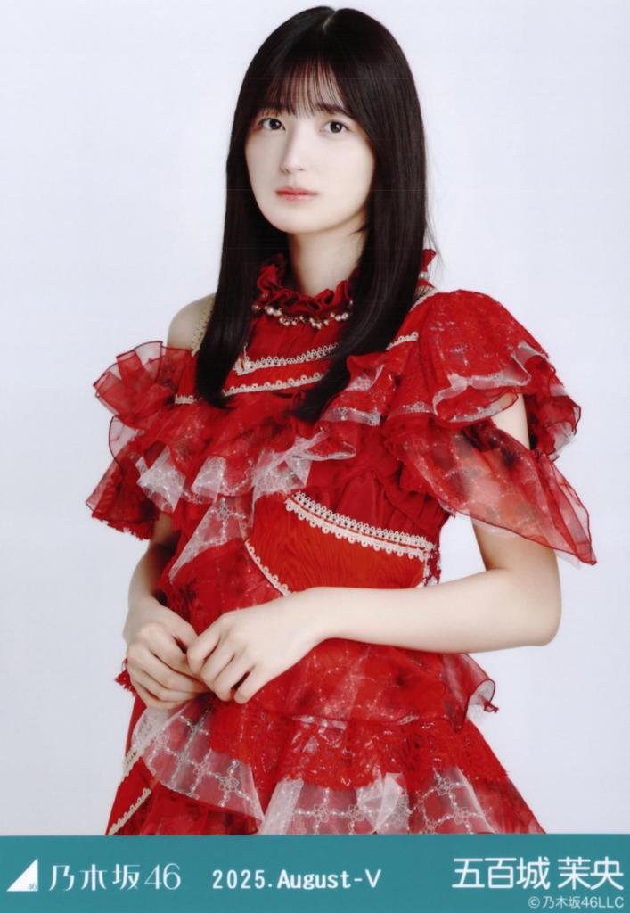 Nogizaka46 Raw Photo August 2025 13th Blu-ray Live Costume 2 3-piece Set Mao Ioki