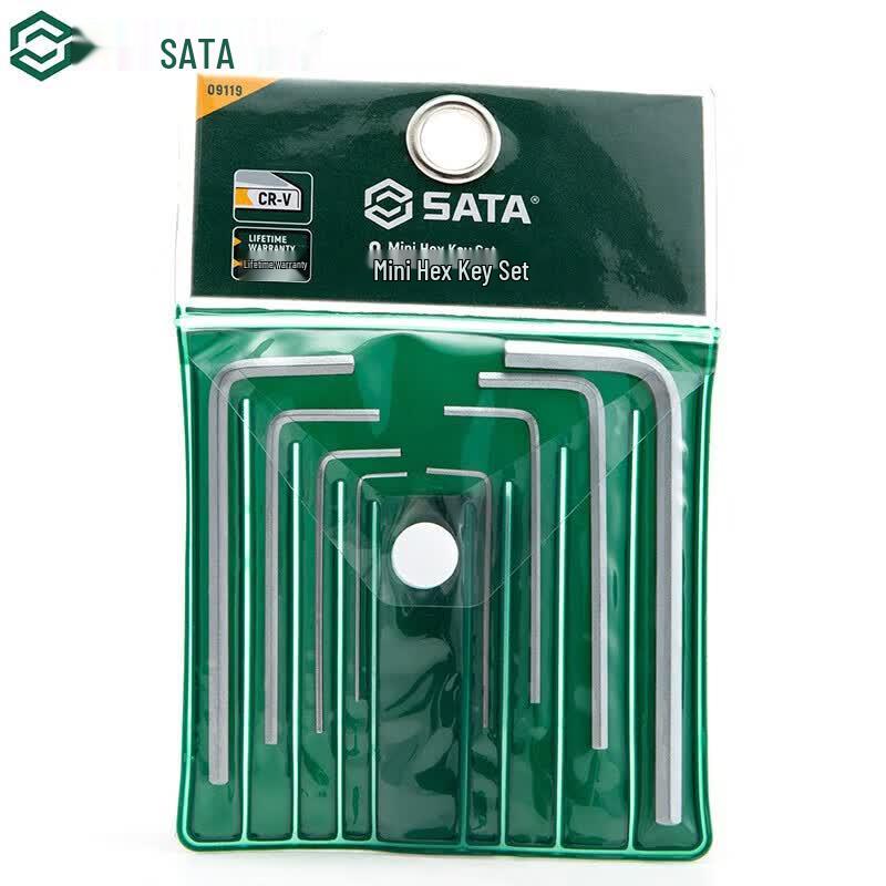 SATA 8-Piece Mini Hex Key Wrench Set