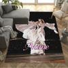 Night Sky Personalized Name Area Rug Perfect for Balcony Outdoor Living Rooms Playrooms Anti-slip Rug Anime Office Decor Spiritual Gift