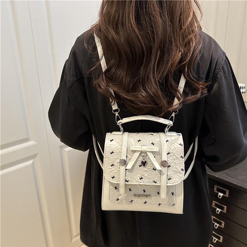 Women's Bag Summer New Trend Niche Design Texture Commuting Fashion Simple Sweet Cute Backpack
