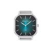 Mathey-Tissot Monsoon Square Stainless Steel Green Dial Quartz H7917AV Men's Watch