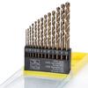 Metric M42 5% Cobalt Twist Drill Bits for Stainless Steel and Hard Metal(1.5mm-6.5mm/13pcs)