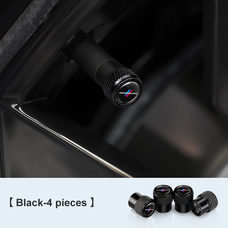 BBJF8 4Pc Car Styling Wheel Tire Valve Cap Aluminum Alloy Waterproof Cover For BMW M E36 E46 E91 F48 F25 F15 F10 F20 F01 X1X3X4X5X6 X7