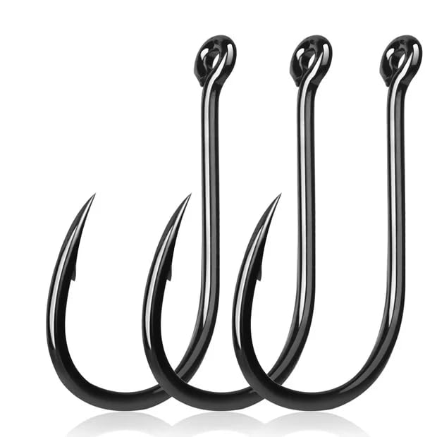 9KM DWLIFE High Carbon Steel Corrosion-Resistant Fishing Hook, Carp Grass 10#