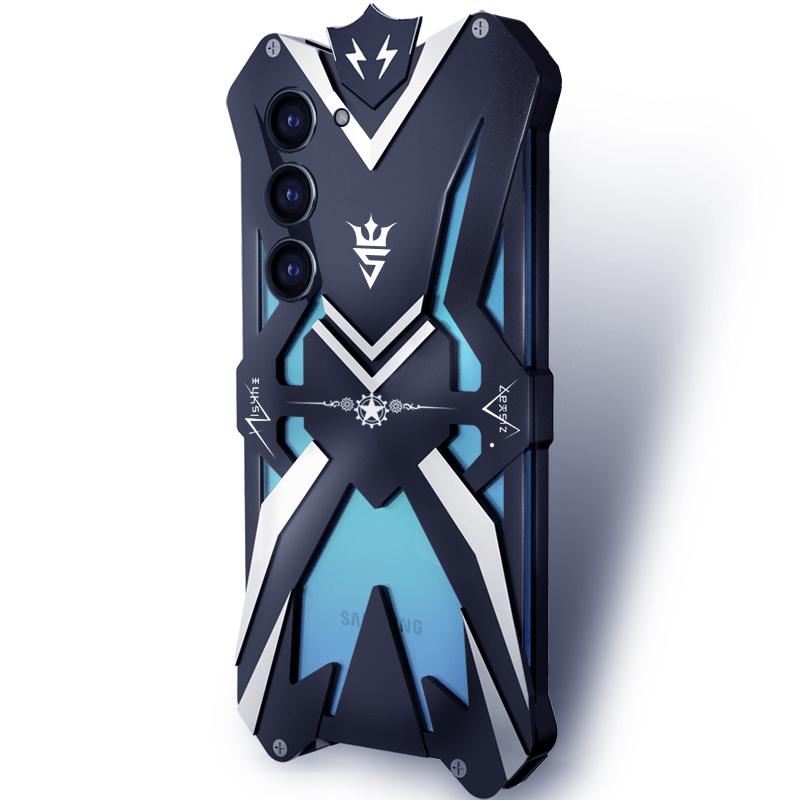 

For Samsung Galaxy S22 5G Aluminum Alloy Metal Case Camera Protection Phone Cover A