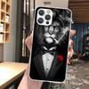 Man Suit Shirt Tie Soft Phone Case For iPhone 17 Air 16 16E 15 14 Plus 13 Mini 12 11 Pro Max X XR XS 7 8 + SE 2020 Pattern Cover