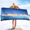 Minimalism Beach Towel,Sand Free Quick Dry Beach Towels Oversized Clearance, Lightweight Compact Travel Towel Picnic Blanket