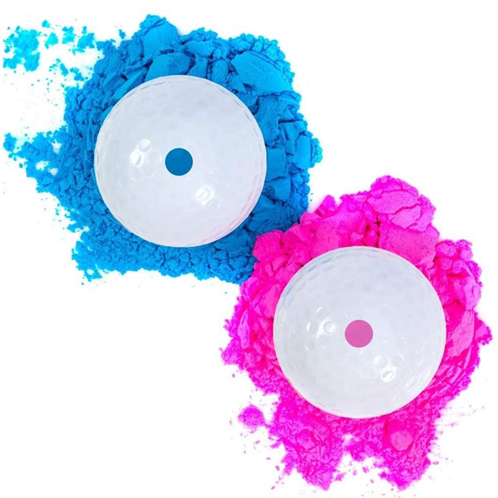 Gender Reveal Golf Balls, Exploding Balls Set, Pink and Blue, Supplies, Ideas,