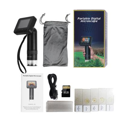 Handheld Digital Microscope for Adults 1000X Magnification Portable Microscope for Kids 2.0 Inch IPS Screen 32M Photo
