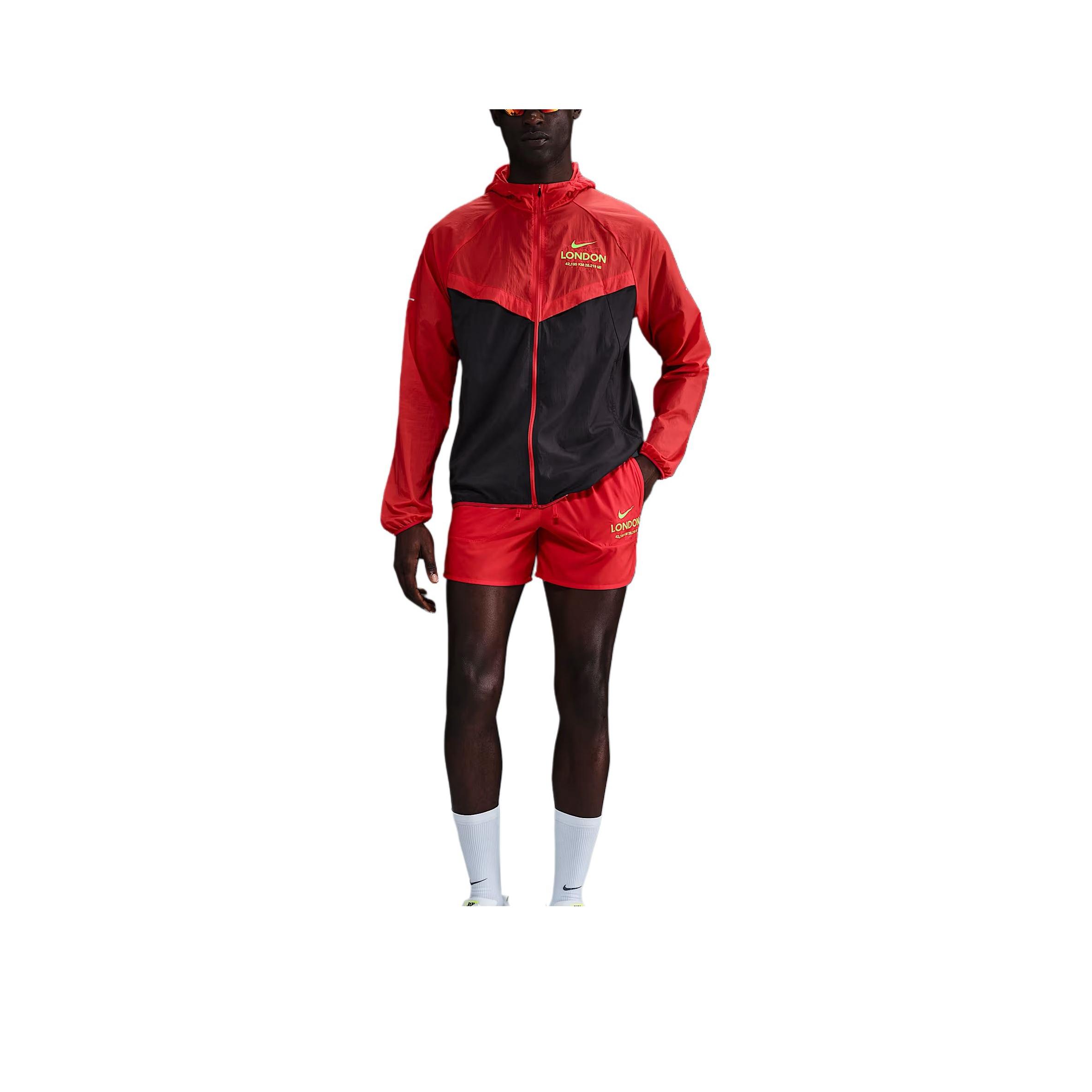 

Nike SS25 Stride Repel Waterproof Hooded Zip-Up Long Sleeve Jacket Men jackets Light-Red Cave-Purple IF0428-696 L