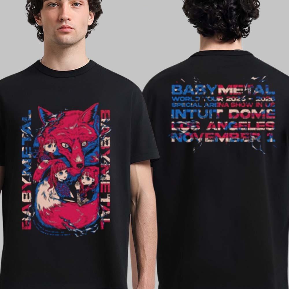 

Babymetal World Tour 2025 2026 Special Arena Show In US In Los Angeles Unisex T-Shirt XL