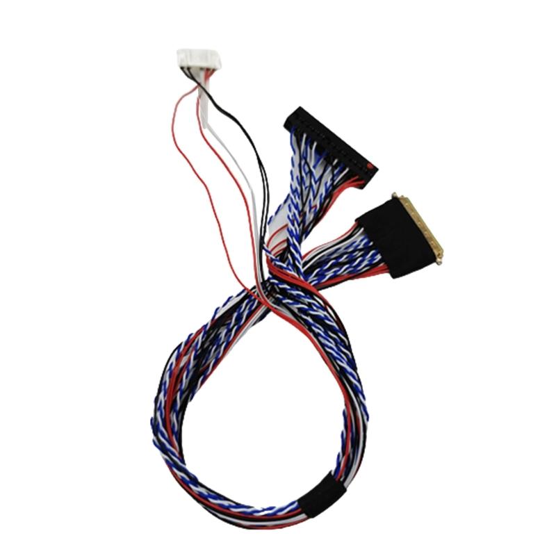 LVDS Cable 6Bit LVDS Cable 40Pin 2ch For 14-18.4 inch LCD/LED Panel Controller LCD Display Panel Screen Accessories 1