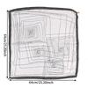 Warm Square Scarf Magnetic Buckle Triangular Silk Scarf Cotton Scarf Women's Spring Autumn and Winter Fashion Scarf