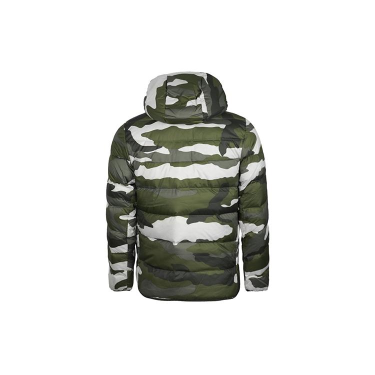 Nike Sportswear Down Windrunner Printing hooded down Jacket Camouflage Green Men's BV4764-222