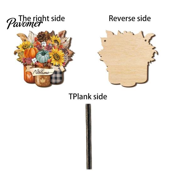 Feiertags-Hänge-Türschild Herbsternte Holzaufhänger, Kürbis Sonnenblume Holz Willkommensschild, Saisonales Verandadekoschild Vorderwanddekoration für Thanksgiving