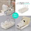 Inomata Chemical Dish Drying Set of Made In Organizes Dishes and 9873 (Inomata-k) Rack, Pota, White, 2, Japan, Space-Saving, Bottles, Disassembled,