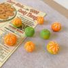 Harz Spaß Simulation Lieblich Orange Früchte Anhänger DIY Verzierungen Haarnadel Handgefertigtes Zubehör Perlen Harzmaterial