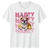 Happy Easter Bulldog In Heart Unisexs TShirt Bulldog Easter