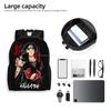 3D Printing N-Narutoes Akatsukis Backpack for Girls Boys Anime College School Travel Bags Men Women Bookbag Fits 15 Inch Laptop
