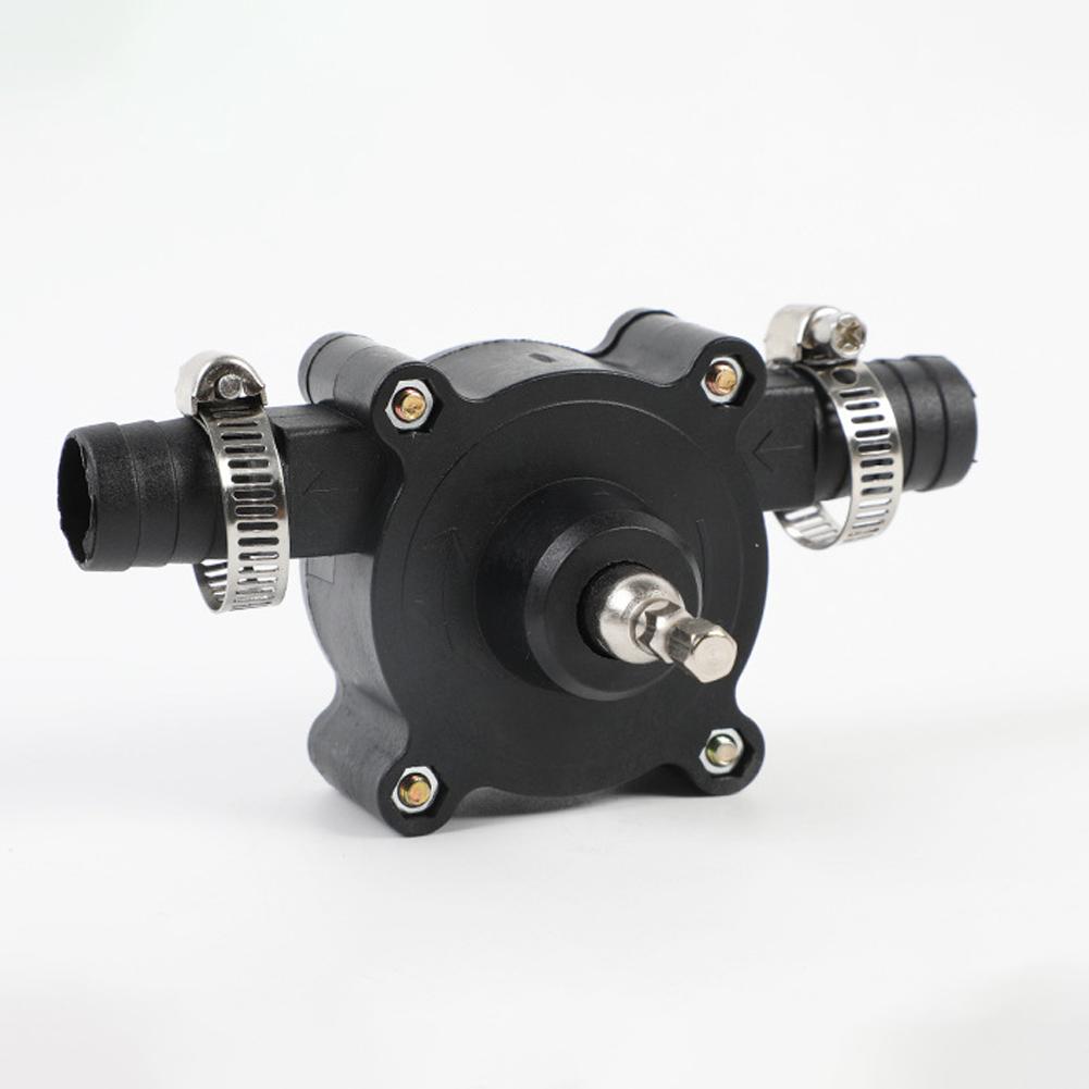 Household Electric Drill Pump Self-priming Portable Diesel Oil Fluid Water Pump Centrifugal Water Pump for Watering/Car Cleaning
