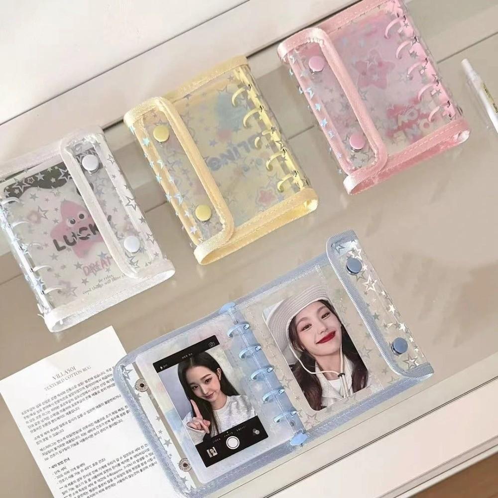 PVC Cover A5 Photo Album Waterproof Idol Card Collect Book Card Protective Case  Office Stationery
