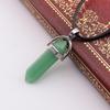 Handmade Amethyst & Rose Quartz Hexagonal Pendant Necklace N760
