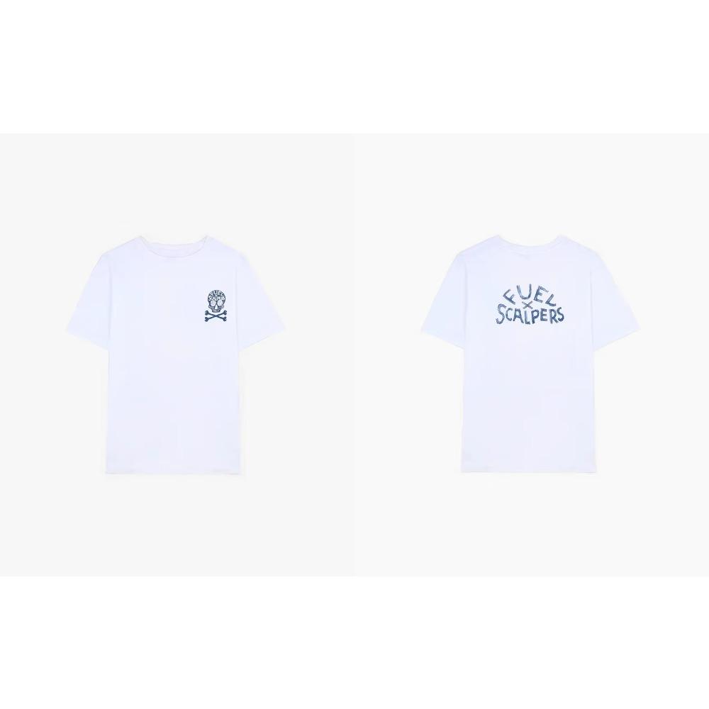 ZX Tee 2025 Fuel X Scalpers FXS T-Shirt Peripheral Pattern Printing Summer Luxury Brand Cotton Men's and Women's T-Shirt Short Sleeve