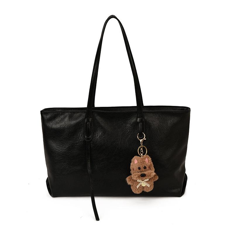 Large-capacity Bag Women's Autumn and Winter Versatile 2025 New Simple Texture Shoulder Bag Retro Work Commuter Tote Bag