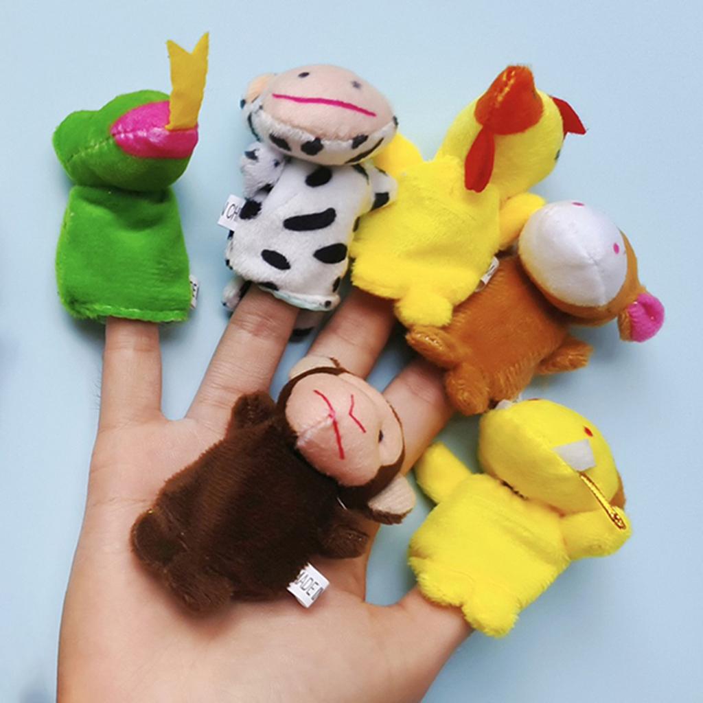 12 Chinese Zodiac Animal Finger Puppets 12 Chinese Zodiac Plush Toys Finger Puppets Children's Toys