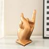 Gesture Ornament Stand Multi-Function Drumstick Pen Holder Resin Rock Ornament Music Accessory Rock Attitude Decor