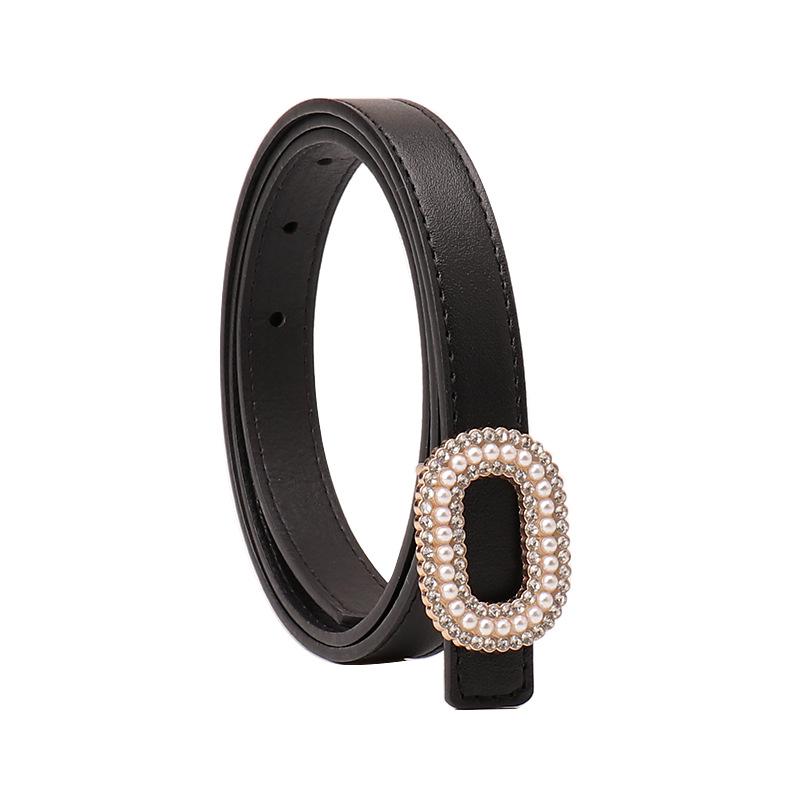 New Fashion Women's Pearl Buckle Belt - Chic, Light Luxury, Versatile Jeans Accessory