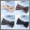 [Buzz Selection] Bow Tie, Check Pattern, Business, Dress, Formal, Men's NT013 (Wine)